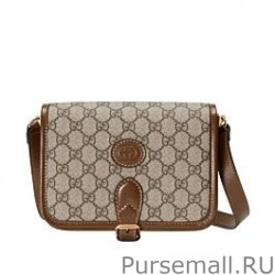 Top Quality Mini shoulder bag with Interlocking G 671620 Coffee