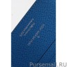 Luxury Multiple Wallet Blue Monogram Canvas M80850