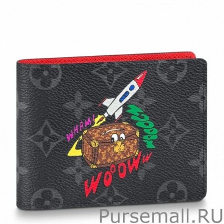 Luxury Multiple Wallet Monogram Eclipse Canvas M80930