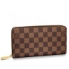 Designer Zippy Wallet Damier Ebene Canvas N41661