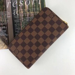 Top Quality Zippy Wallet Damier Ebene Canvas N60046