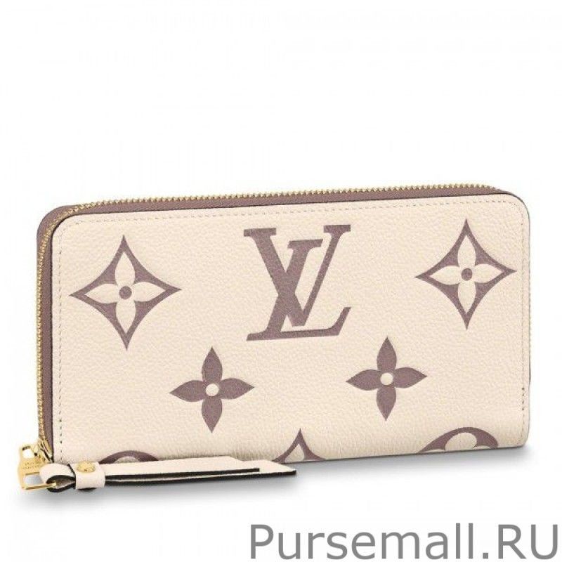 High Quality Zippy Wallet Bicolor Monogram Empreinte M80116