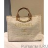 High Quality Canvas Large Deauville Tote A66942 Cream