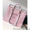High Quality Canvas Large Deauville Tote A66942 Pink