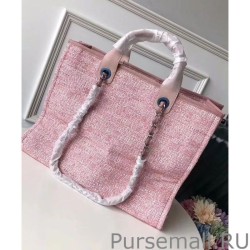 High Quality Canvas Large Deauville Tote A66942 Pink