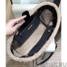 Best CC Crumpled Shearling Tote Bag AS1167