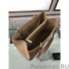 Wholesale GST Shopping Tote Bag Caviar Leather A50995 Apricot