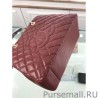 7 Star GST Shopping Tote Bag Caviar Leather A50995 Claret