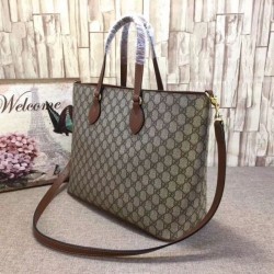 Copy GG Supreme Tote Bag 453705 Brown