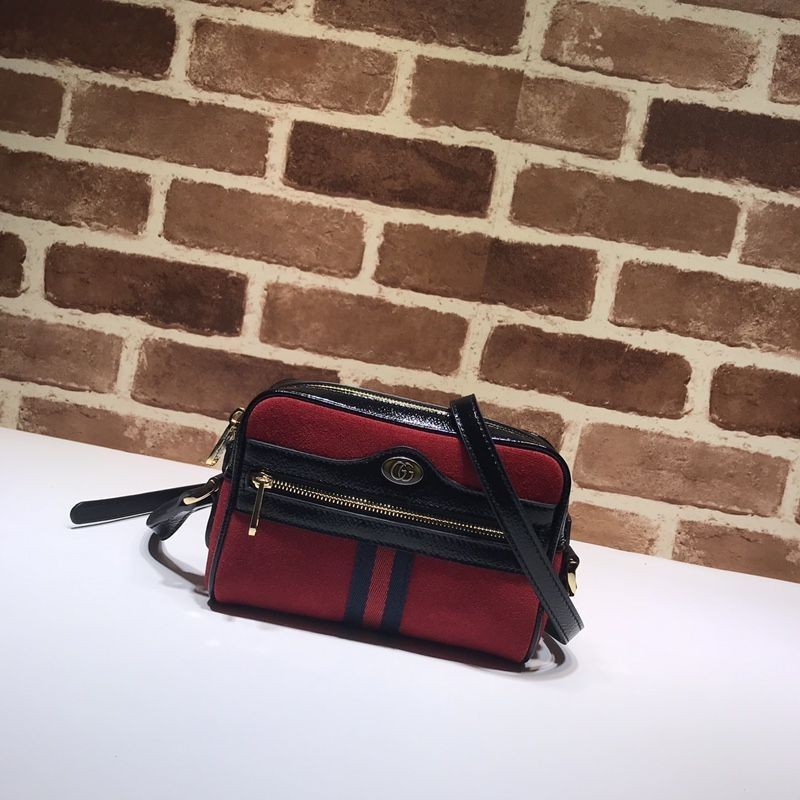 Luxury Ophidia GG Flora mini bag 517350 Red