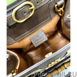 Replica Diana Jumbo GG Mini Tote Bag 655661 Dark Coffee