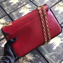 Designer Leather Small Shoulder Bag 576421 Red