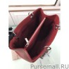 Luxury GST Shopping Tote Bag Caviar Leather A50995 Red