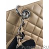 Fashion GST Shopping Tote Bag Lambskin A50995 Apricot