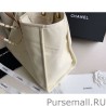 Replica Pearl Logo Deauville Shopping Tote Bag A66941 Beige