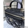 Replicas Small Vanity With Chain Bag AP2198 Black