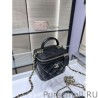 Replicas Small Vanity With Chain Bag AP2198 Black