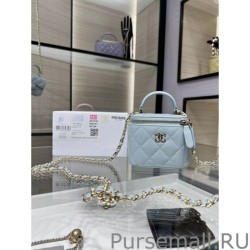 Knockoff Small Vanity With Chain Bag AP2198 Light Blue