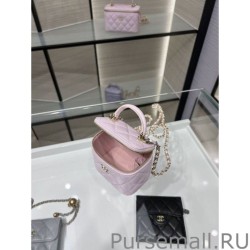 Luxury Small Vanity With Chain Bag AP2198 Pink