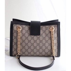 Luxury Padlock Supreme shoulder bag 498156 Black
