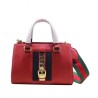 Perfect Sylvie Leather Handbag Style 460381 Red