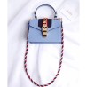 Fashion Sylvie Leather Mini Bag 470270 light Blue