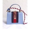 Fashion Sylvie Leather Mini Bag 470270 light Blue