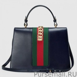 Cheap Gucci Sylvie Leather Top Handle Bags 431665 CVL1G 8683