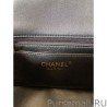 Luxury Tweed Side Pearl Classic Bag AS1740 Black