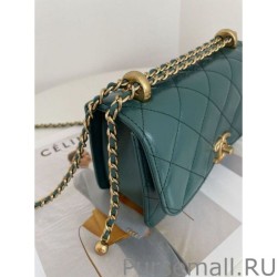 Fashion Vintage Mini Flap Bag AS2615 Green