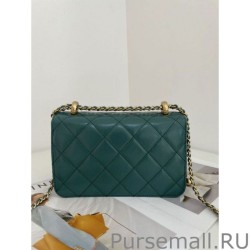 Fashion Vintage Mini Flap Bag AS2615 Green