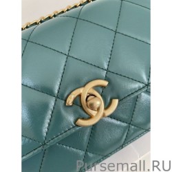 Fashion Vintage Mini Flap Bag AS2615 Green