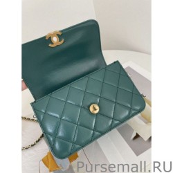 Fashion Vintage Mini Flap Bag AS2615 Green