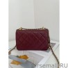 High Vintage Mini Flap Bag AS2615 Red