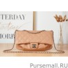 Luxury Vintate Flap Bag A9001 Apricot