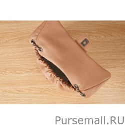 Luxury Vintate Flap Bag A9001 Apricot