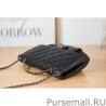 Luxury Vintate Flap Bag A9001 Black