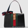 Top Gucci Sylvie Leather Shoulder Bags 421882 CVLEG 8638