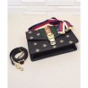 Copy Sylvie Bee Star Small Shoulder Bag 524405 Black