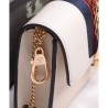 Copy Sylvie Leather Mini Chain Bag 494646 White