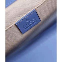 Designer Dionysus Embroidered Leather Top Handle Bag 448075 Light Blue