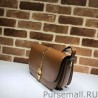 High Sylvie 1969 Small Shoulder Bag 601067 Brown