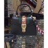 High Quality Sylvie Leather Mini Bag 470270 Black