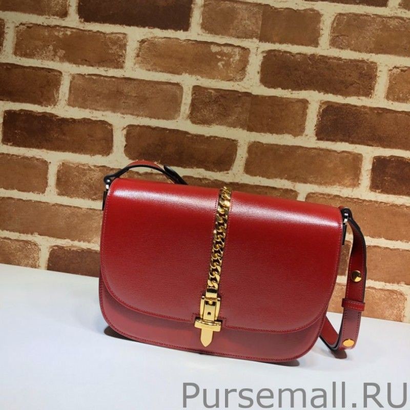 Designer Sylvie 1969 Small Shoulder Bag 601067 Red