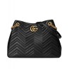 Top Quality GG Marmont Matelasse Shoulder Bag 453569 Black