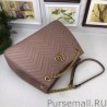 AAA+ GG Marmont Matelasse Shoulder Bag 453569 Nude