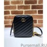 Wholesale GG Marmont mini shoulder bag 550155 Black