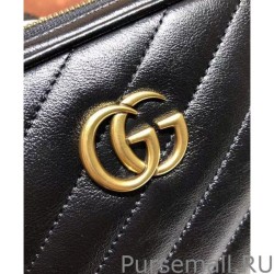 Wholesale GG Marmont mini shoulder bag 550155 Black