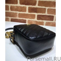 Wholesale GG Marmont mini shoulder bag 550155 Black