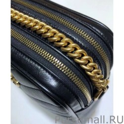 Wholesale GG Marmont mini shoulder bag 550155 Black